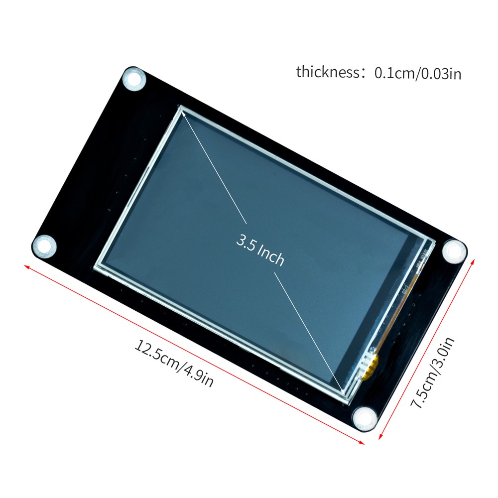 3D Printer Display 3.5 Inch Touchscreen Support W1R0