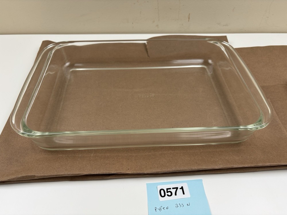 Pyrex 233-n Vintage Baking Dish Clear