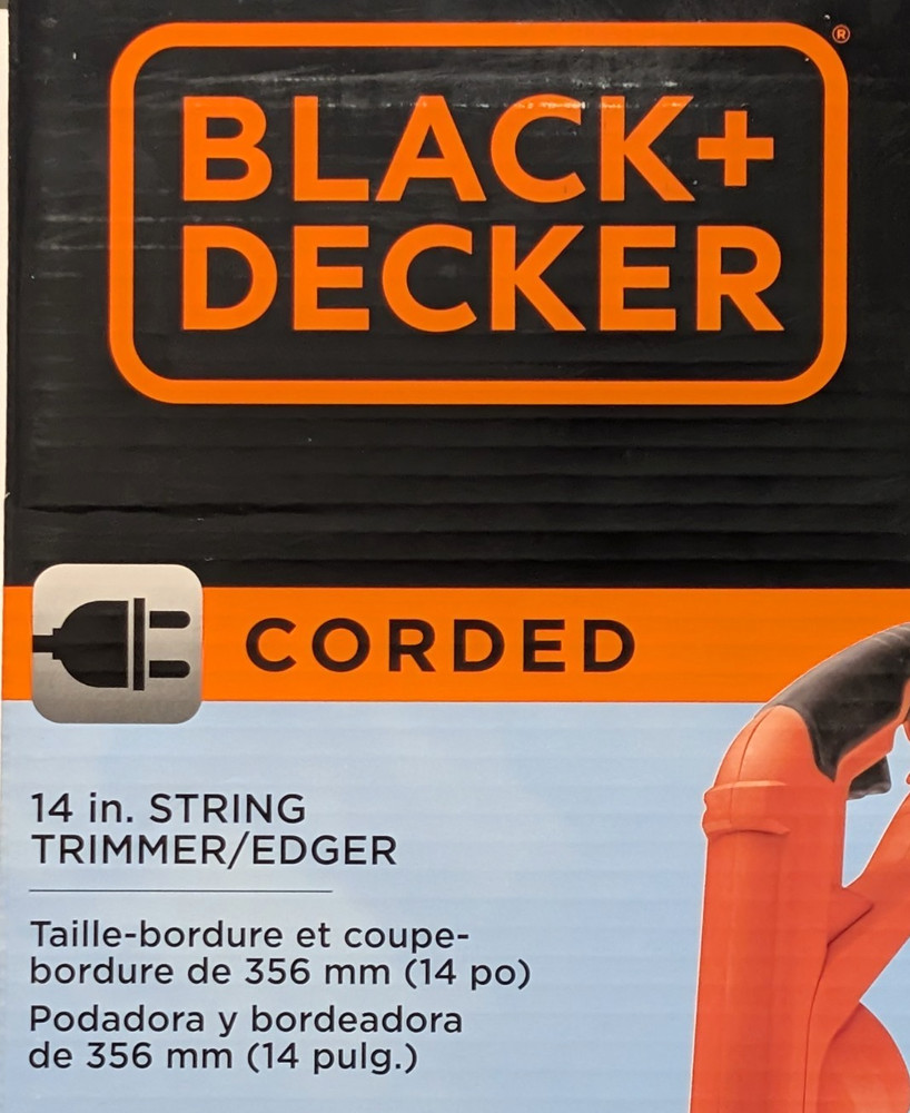 Black+Decker GH900 14" String Trimmer/Edger - NEW IN BOX!
