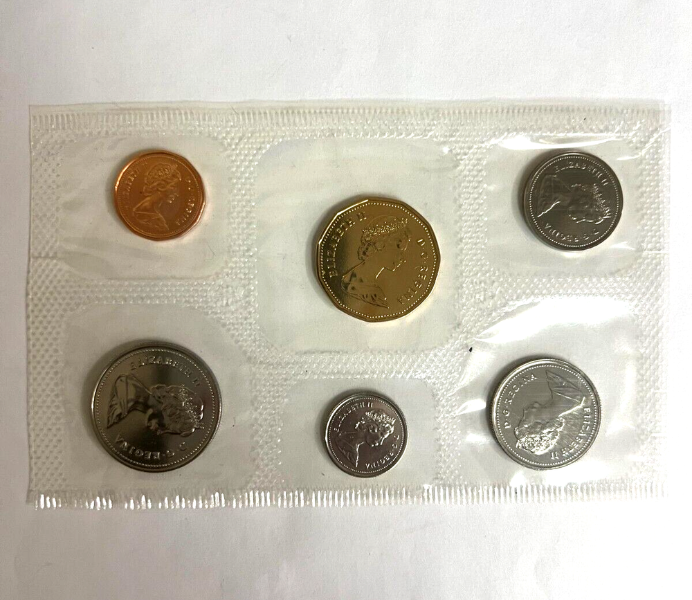 1989 CANADA 6 COIN UNCIRCULATED MINT SET