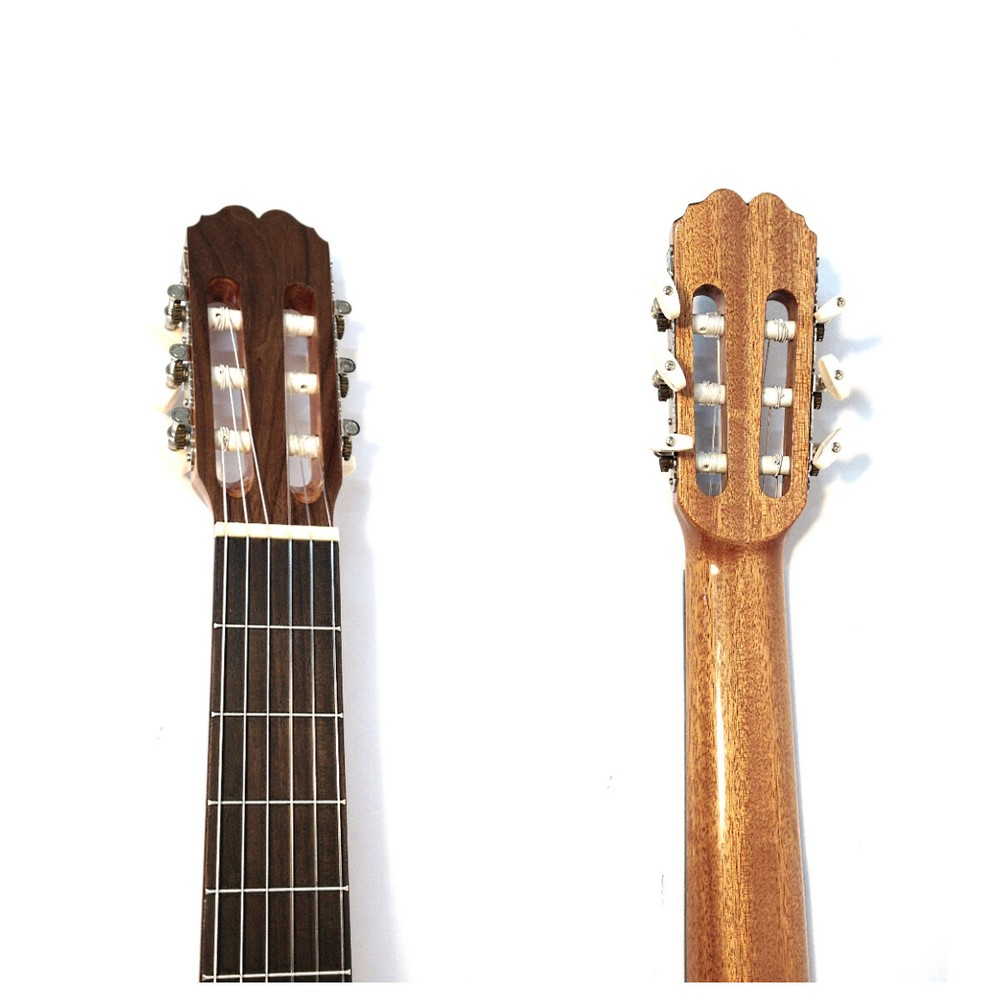 Miguel Rosales #10 Solid Spruce Top Classical Guitar +Black Lockable Hard Case