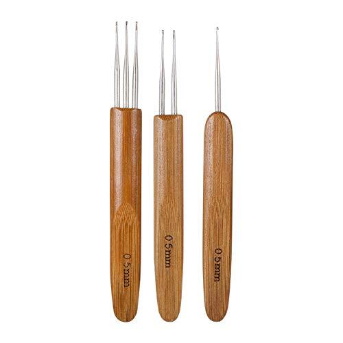 Dreadlock Crochet Hook, Dread Locks Loc Needle for Braid Craft 0.5mm...