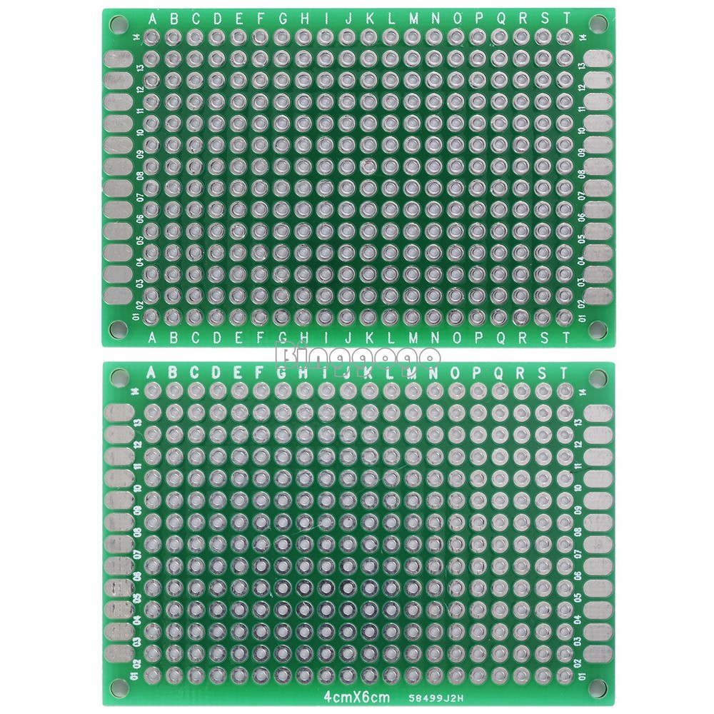 10pcs double side prototype PCB bread board tinned universal 4x6 cm 40x60 mm FR4