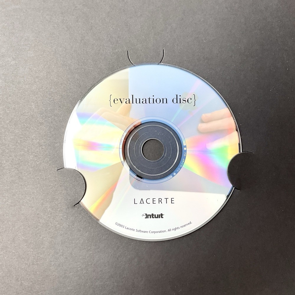 Intuit Lacerte Software Corporation Evaluation Disk User Guide Vintage Computing