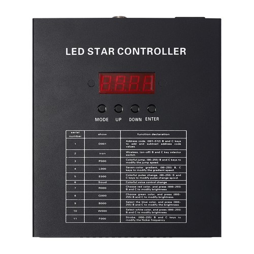 LED Wall Mounted Background Stage Star Sky Backdrop Stage Curtain w/ Controller
