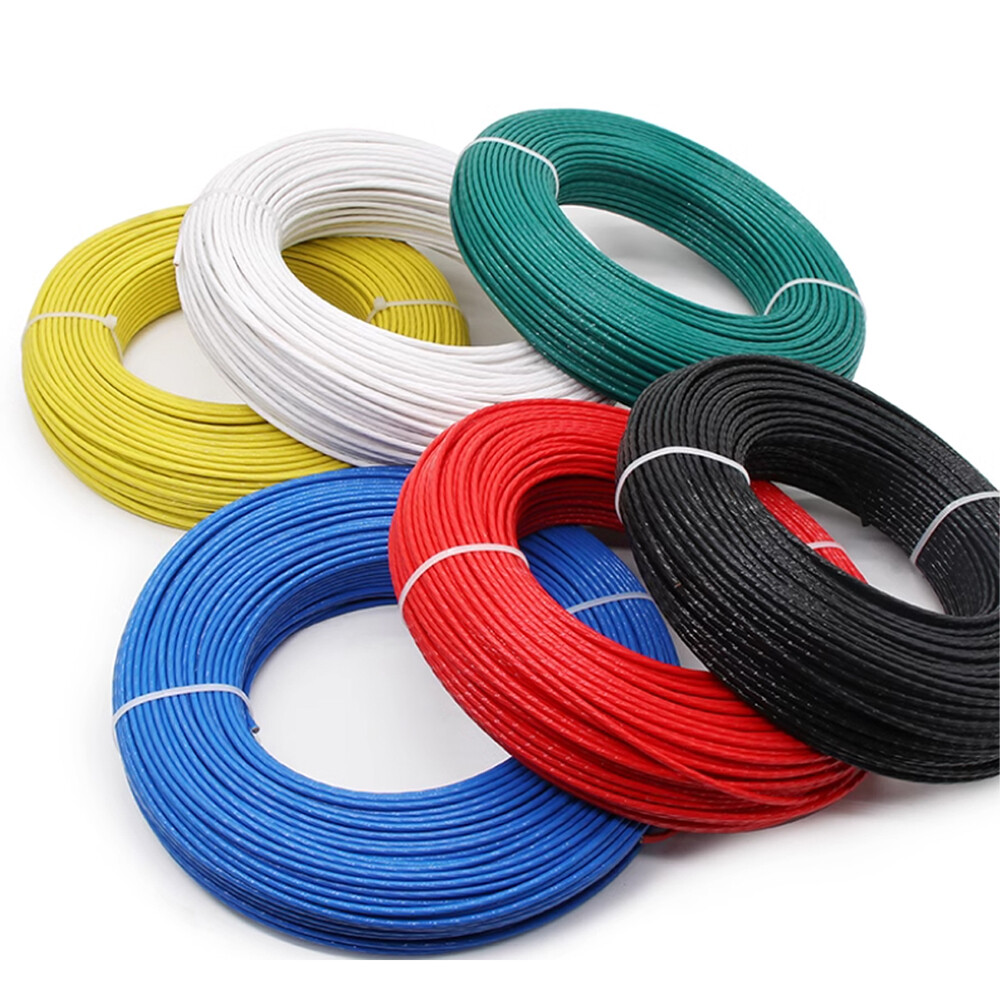 PTFE Silver-Plated Copper Stranded Electrical Wire Cable Audio Wire 7/9/11~30AWG