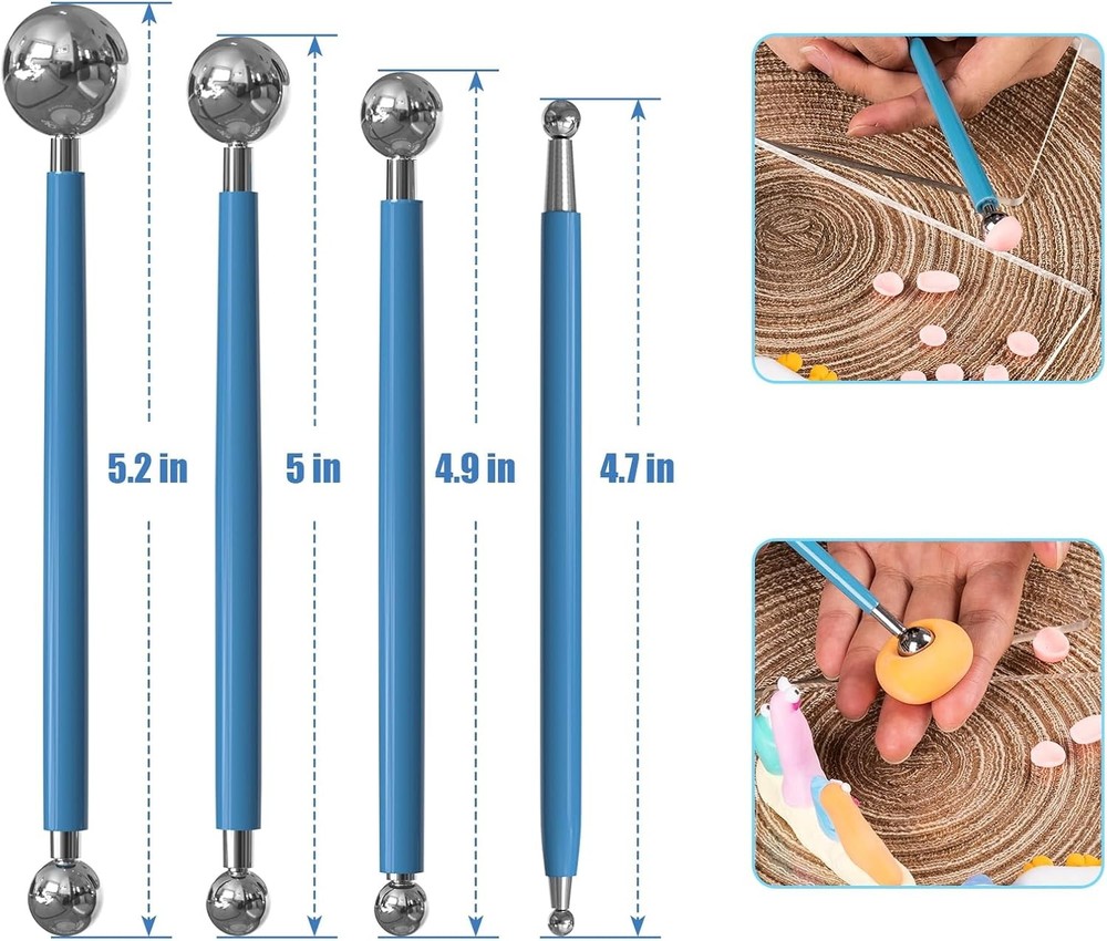 Dotting Tools, Silicone Clay Sculpting Tool
