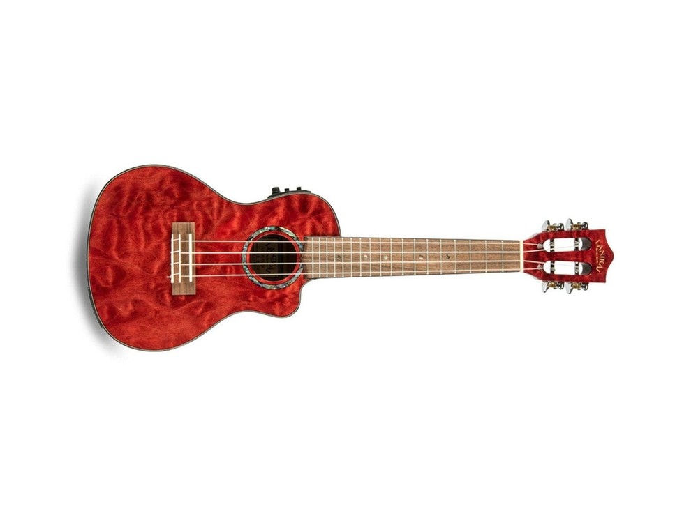 Lanikai, 4-String Ukulele, red (QMRDCEC)