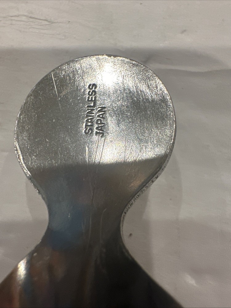 Tea leaf measuring spoon , made in Japan standing still
