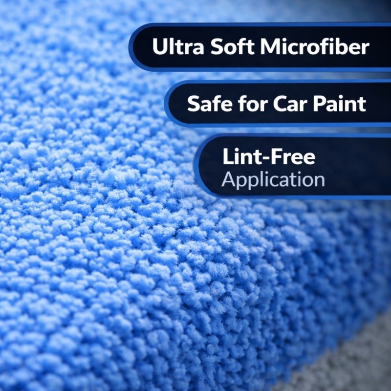 Ceramic Coating Applicator Pad 6 Pack Microfiber Car Wax Sponge