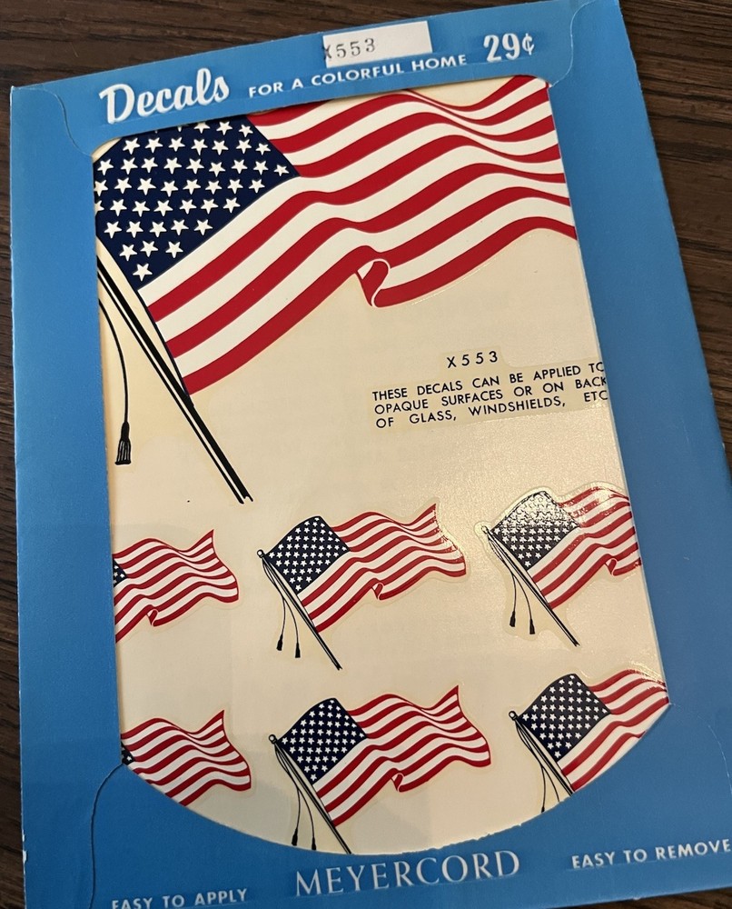 Vintage Decals By Meyercord Flags
