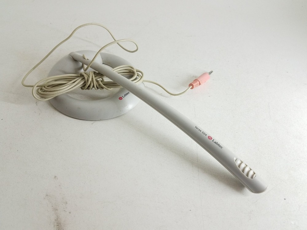 Lab Tech Wired Computer Microphone Verse 504 Vintage