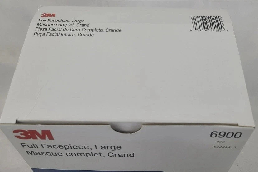 3M 6900 Full Facepiece Reusable Respirator Protection Large USA Seller