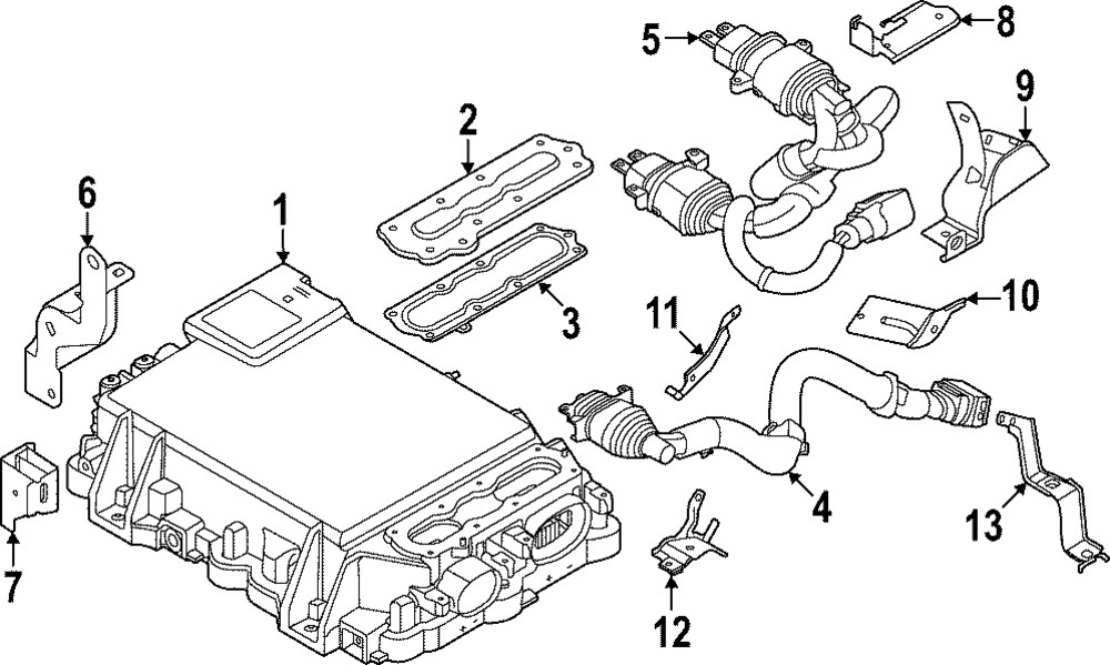 Genuine Nissan Cable Assembly Bracket 24138-5MP5A