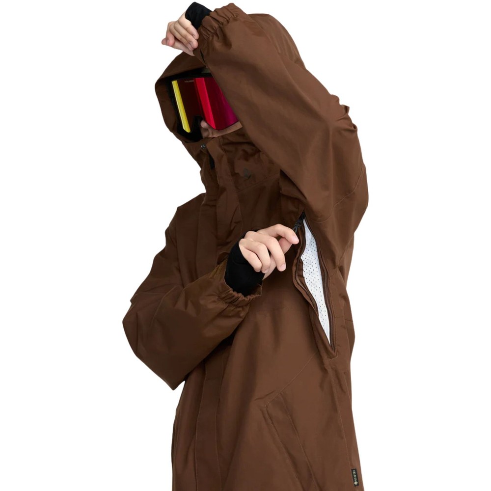Volcom L Gore-Tex Men's Winter Jacket, Brown, Medium