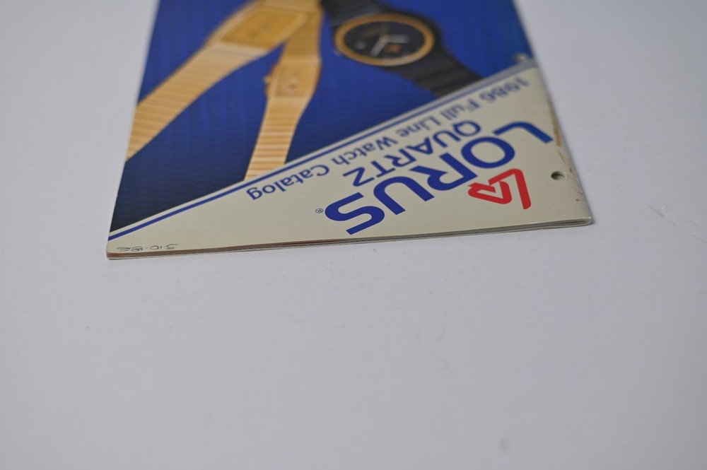 1986 Lorus Quartz Watch Catalog 51 pages