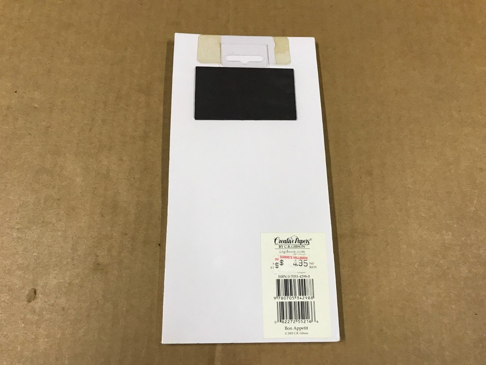 New C.R. Gibson Magnetic List Pad - 75 Sheets