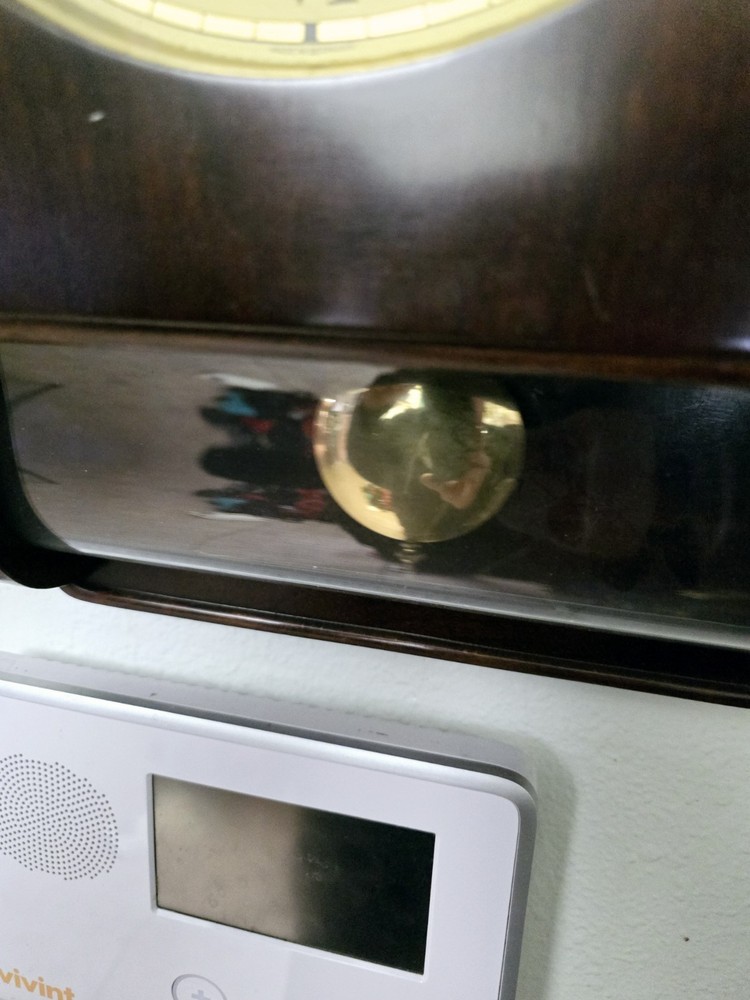 Antique Mauthe Wall Clock Runs And Stops