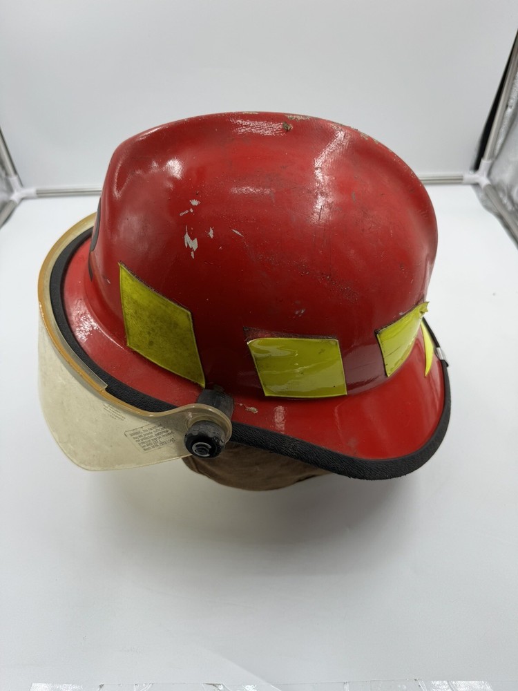 Vintage 1992 Red Firefighter Helmet