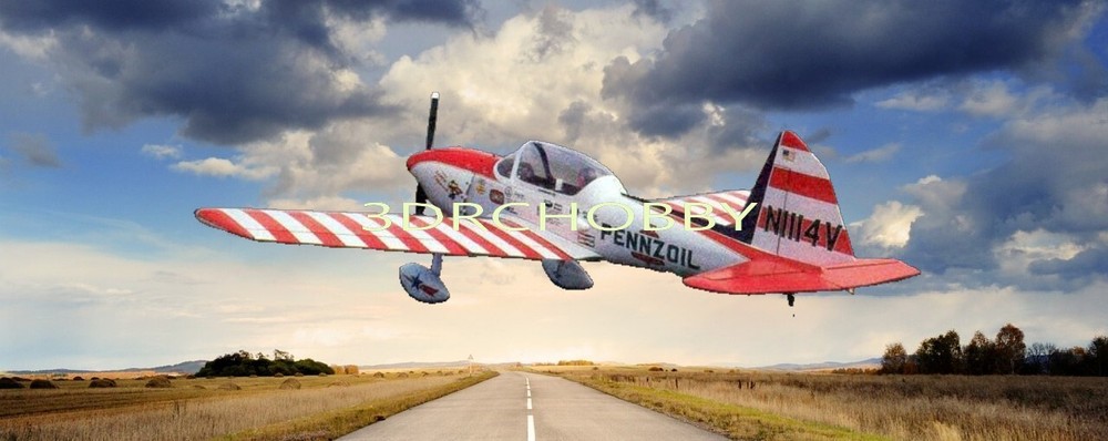 HALF Super Chipmunk 33" WS RC Model Airplane Plans & Templates PRINTED