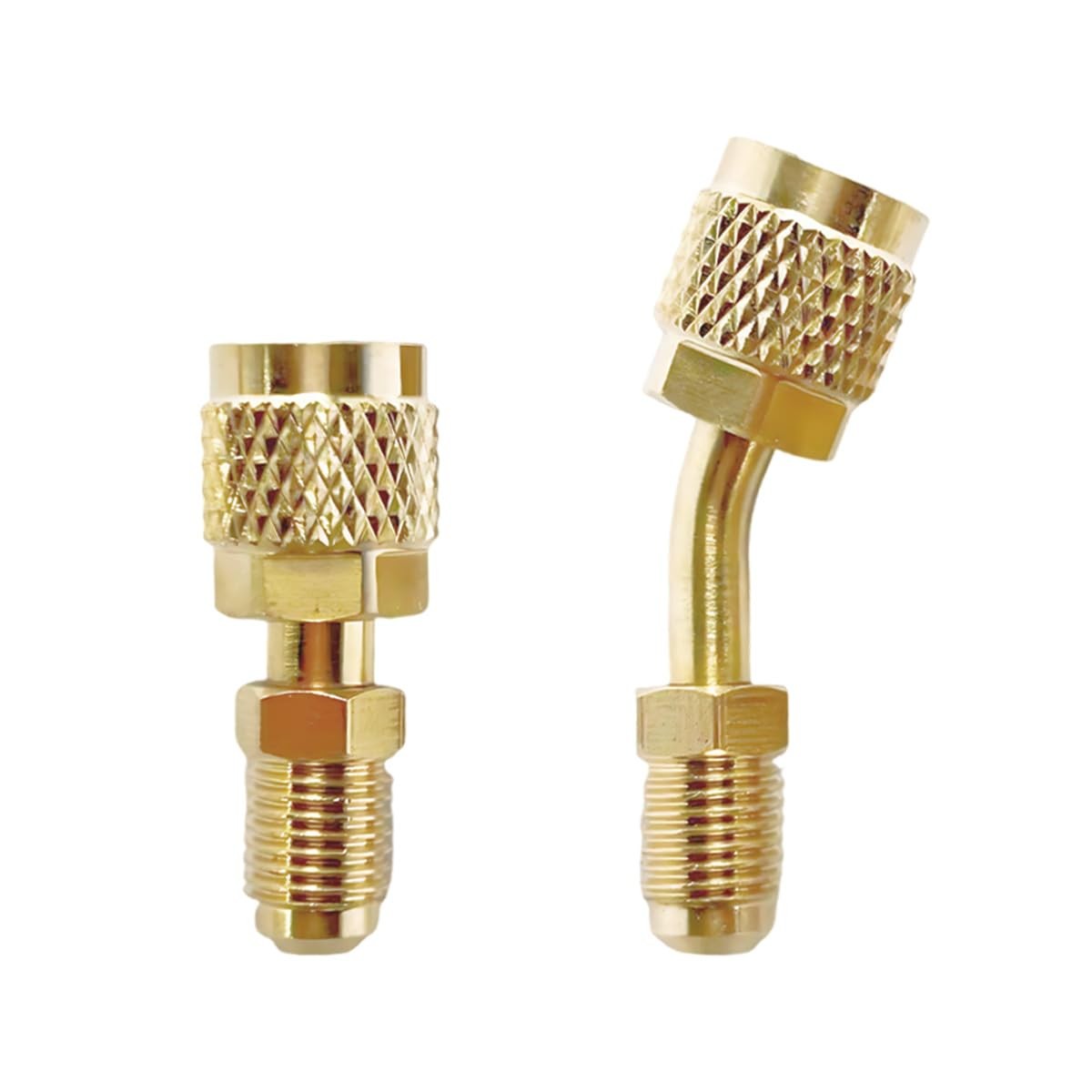 Straight Adapter & Angled Adapter, R410A Adapter Mini Split Adapter 5/16" Female