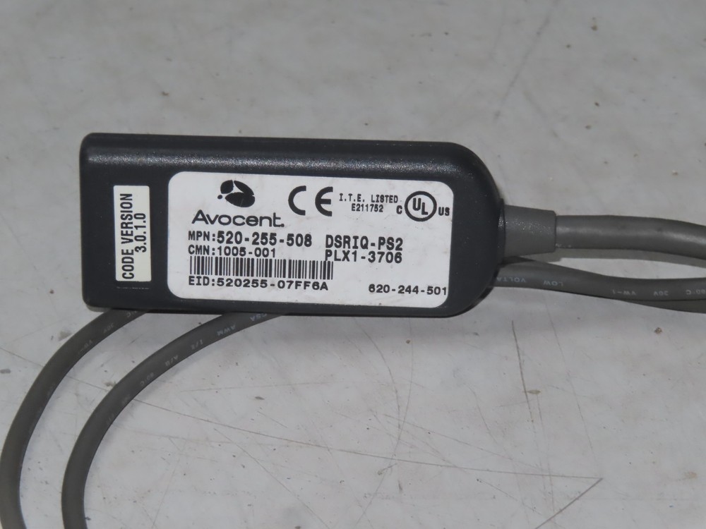 Avocent 520-255-508 DSRIQ-PS2 PS/2 VGA KVM Interface Cable Module