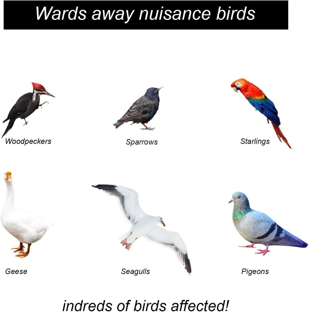 Enhanced Reflective Bird Deterrent 6PCS