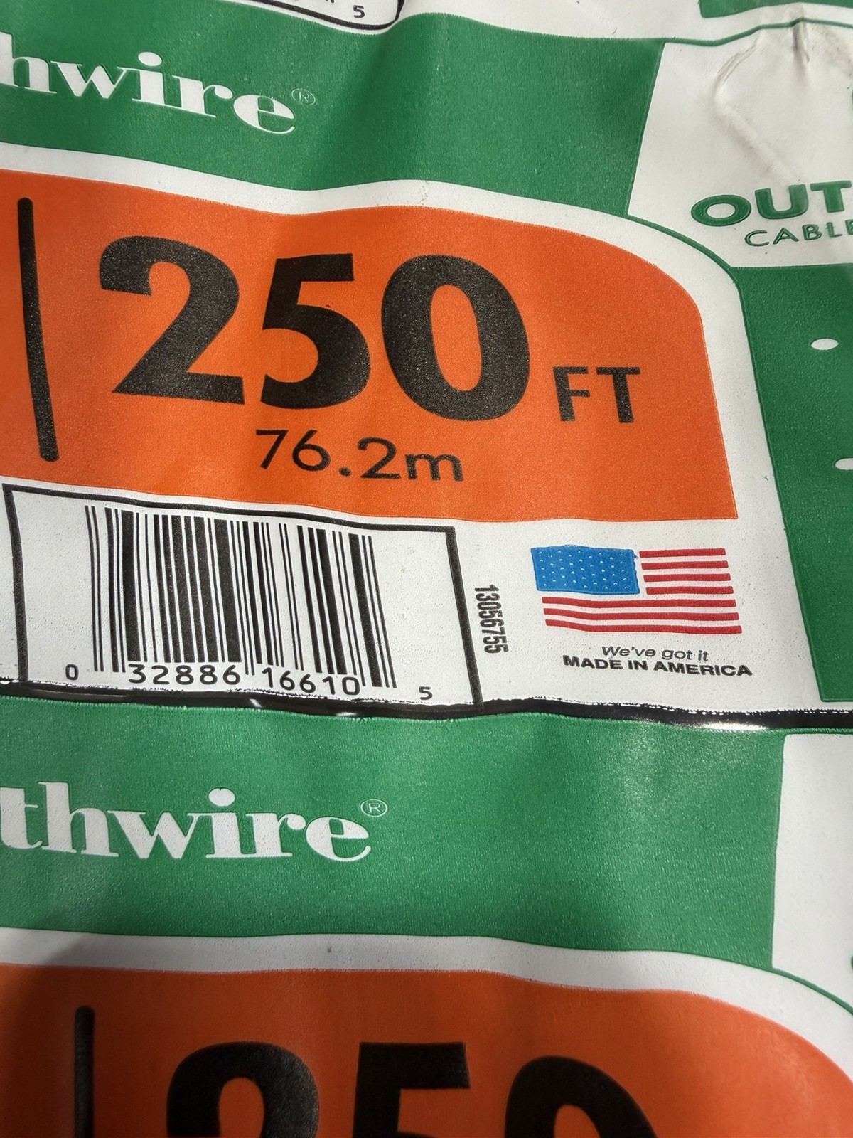 Southwire 250-ft 10/2 Solid UF-B Wire with Ground, By-The-Roll - Model 13056755