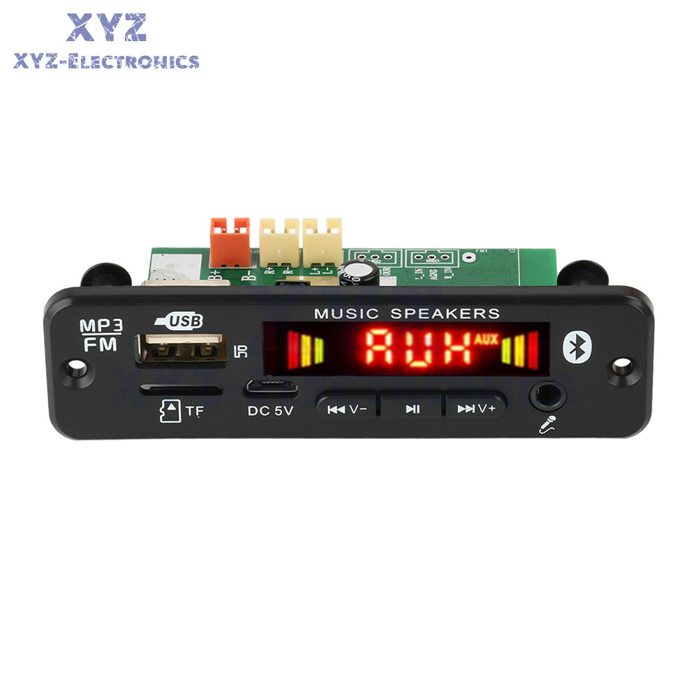 2*20W Amplifier Stereo DIY MP3 Decoder Board Bluetooth 5.0 Car FM Radio Module