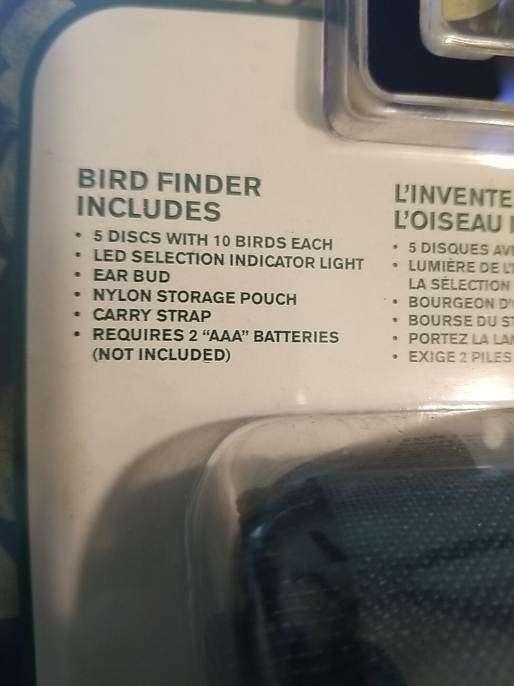 Coleman LED Multi Function Bird Finder Carry Pouch 5 Discs New Sealed