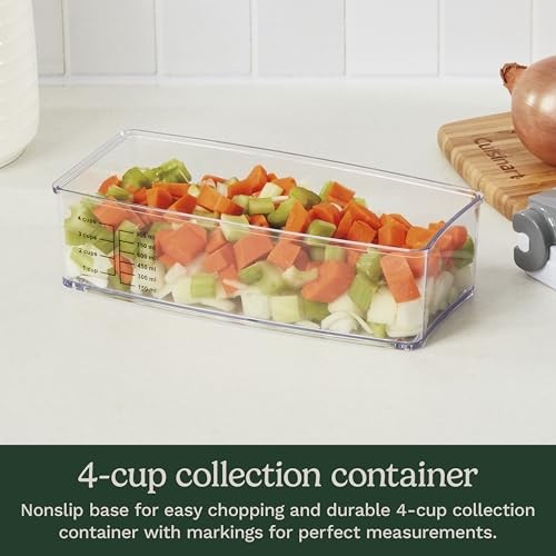 PrepExpress Vegetable & Fruit Box Chopper 4-Cup White