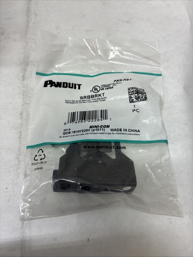 Panduit SRBBRKT Quick Release Bracket For SRB Bars