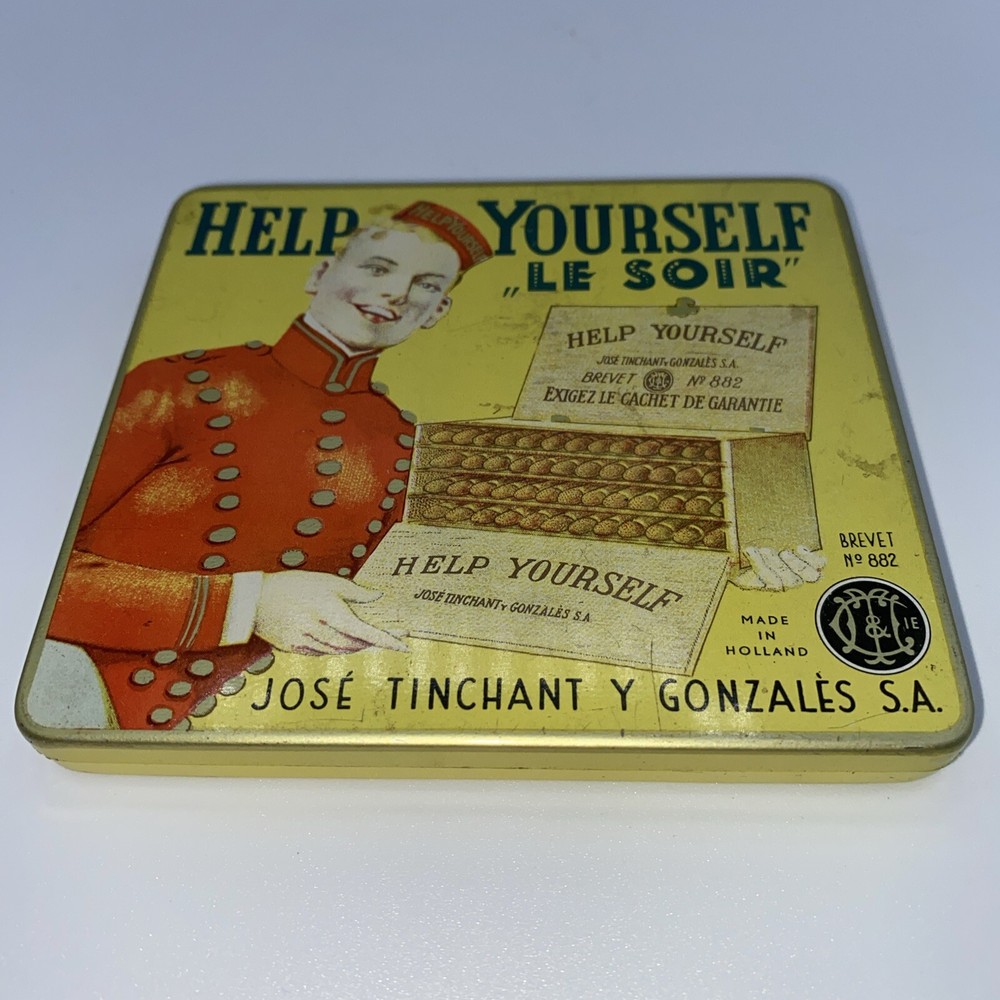 Help Yourself Le Soir Vintage Tin Paris