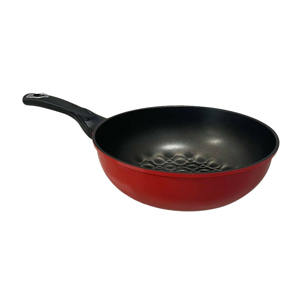 MADE IN KOREA, 3D Diamond Coating Nonstick Wok Cookware 9-1/2'' (24cm)