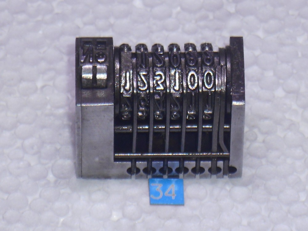 DOLD | letterpress Reverse numbering machine | 34