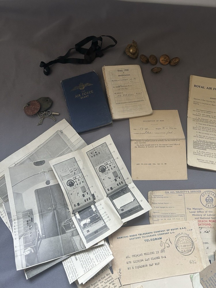 Ww2 RAF Grouping Wireless Operator Soe Training Kabrit Royal Air Force Named