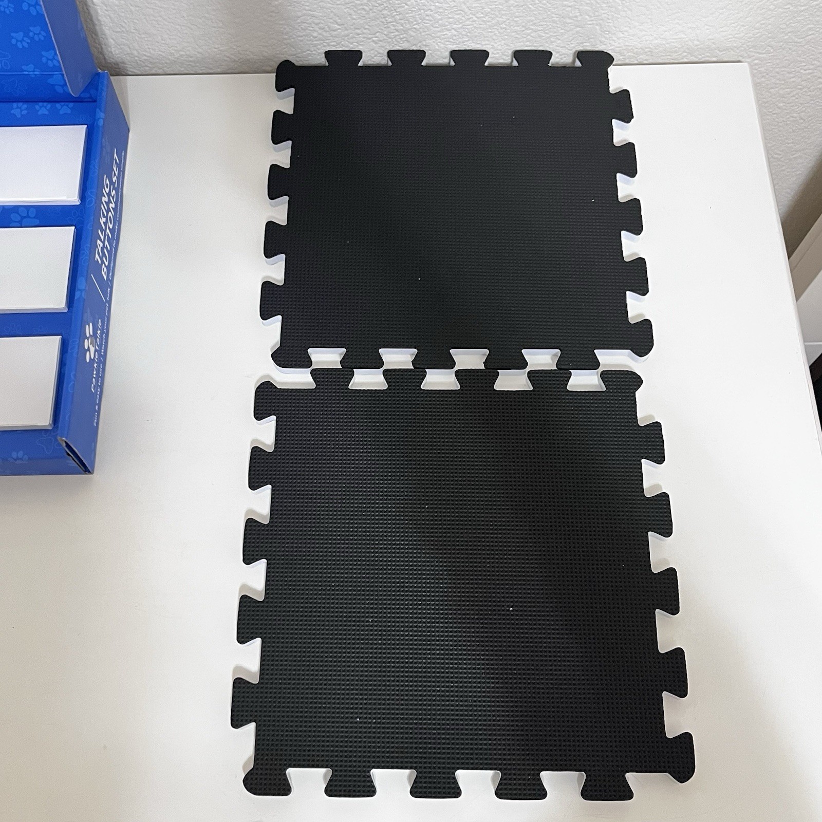 Pawkie Talkie Dog Talking Buttons Echo System Set 12 Buttons + 2 Mats