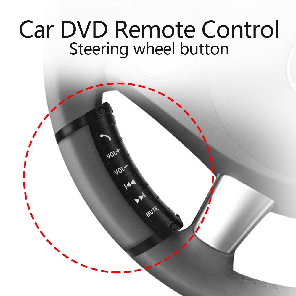 Universal Car Steering Wheel Remote Control Button Multi-Function 8465