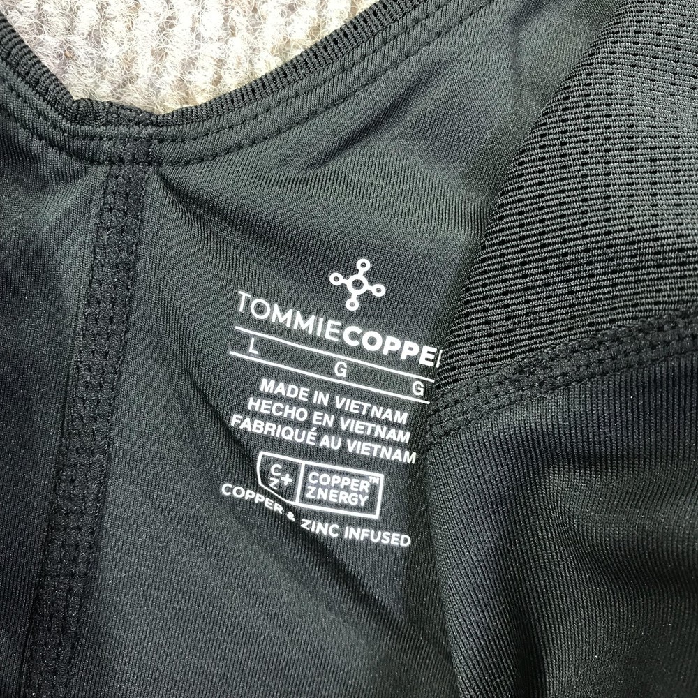 Tommie Copper Shoulder Support Bra Large Znergy Compression Zip Front