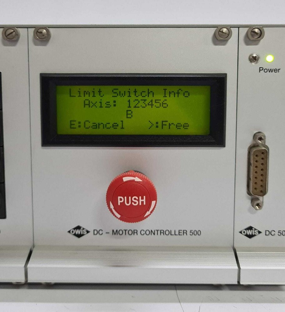 OWIS DC500 DC-MOTOR CONTROLLER 500 Axis Motion Linear Stage