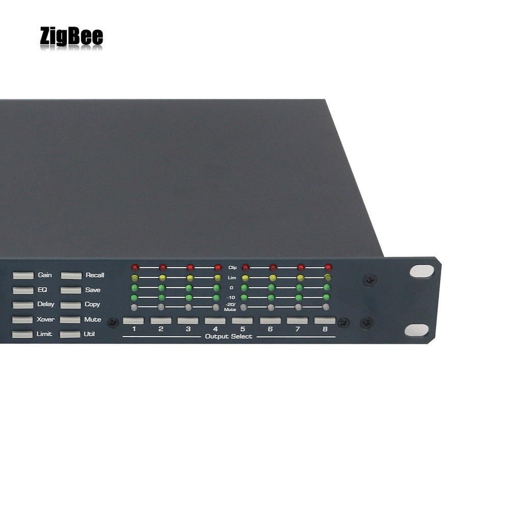 4.8SP 110V Digital DSP Audio Processor 4 Input 8Output Professional Sound System