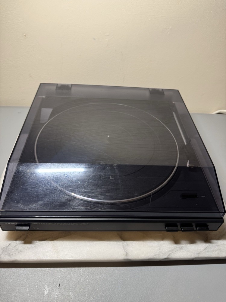 AUDIO-TECHNICA AT-LP2D USB STEREO TURNTABLE RECORD PLAYER Tested And Working!