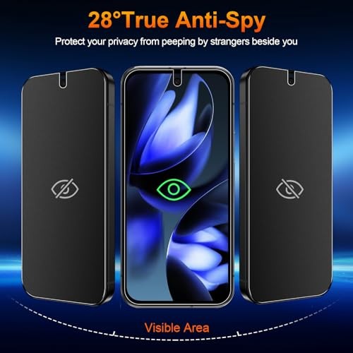 2 Pack for Google pixel 9a Anti-Glare Matte Privacy Screen Google Pixel 9a