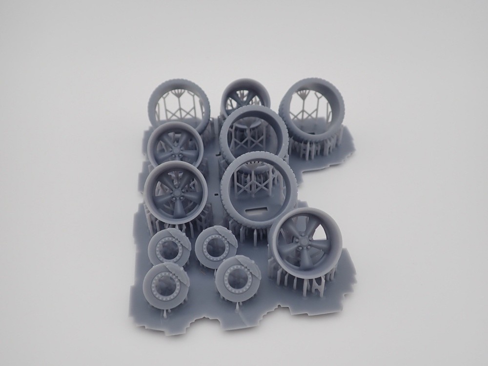 Torq Thrust Wheels 2 versions 1/24 1/25 3D PRINTED