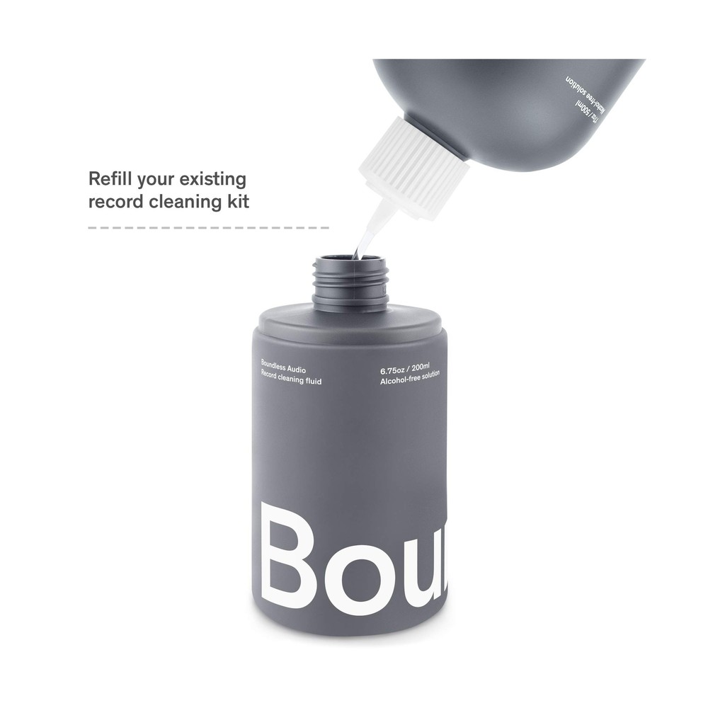 Boundless Audio Record Cleaner Solution - Extra Large 17oz Vinyl Record Clean...
