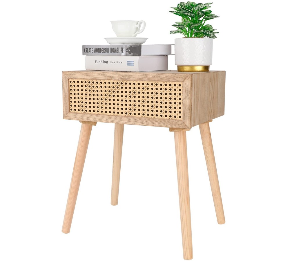 Rattan Nightstand