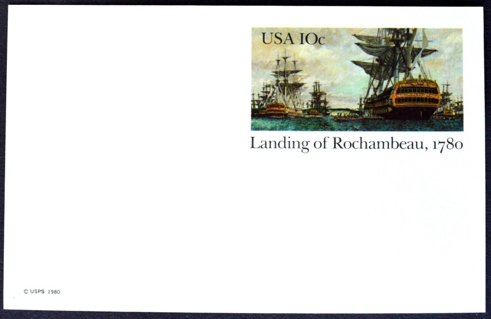 1980 US Sc. #UX84 mint postal card, 10 cent, sharp corners, excellent shape
