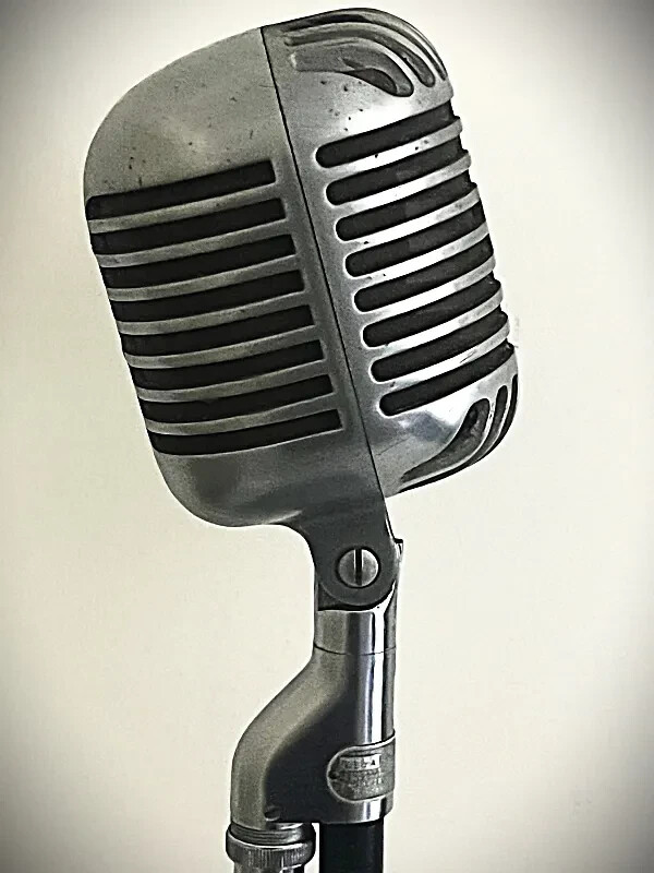 Rare 1940's Bogen "Fatboy" Model U10X Dynamic Microphone, 100% original, working