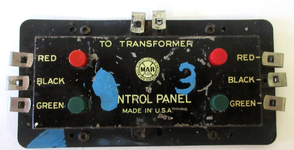 O Scale Vintage Marx #511 Electric Switch Control Panel
