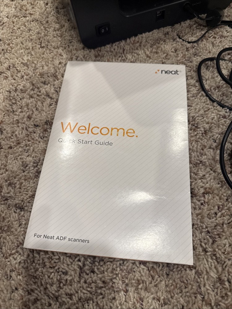 Desk ND-1000 Desktop Document Scanner- WORKING, TESTED Includes power and USB